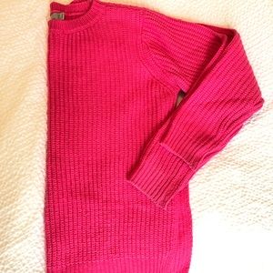 ASOS Hot Pink knit sweater size 8